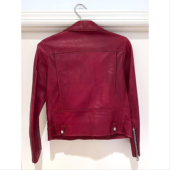 Acne Studios  Moto Leather Jacket - Picture 2 of 6